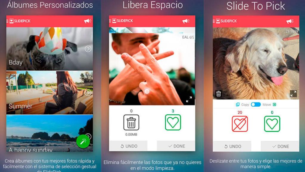 Pon orden en tu galería de fotos con SlidePick
