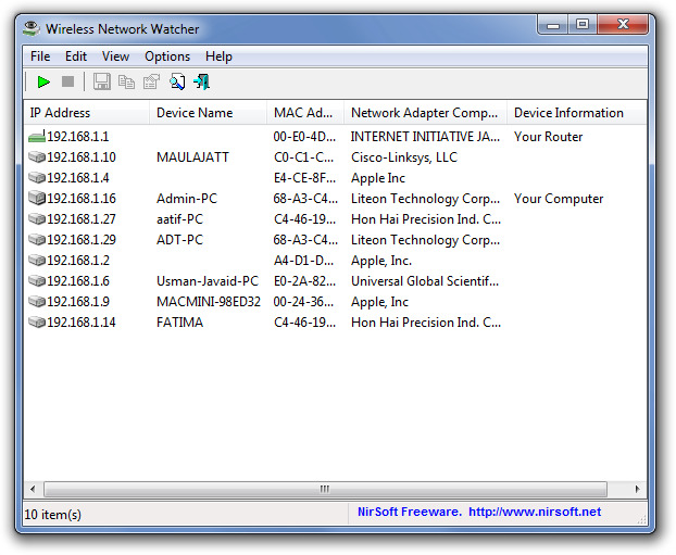 Wireless-Network-Watcher