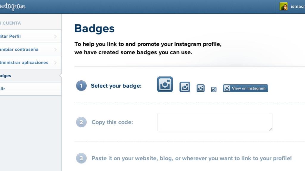 badge instagram