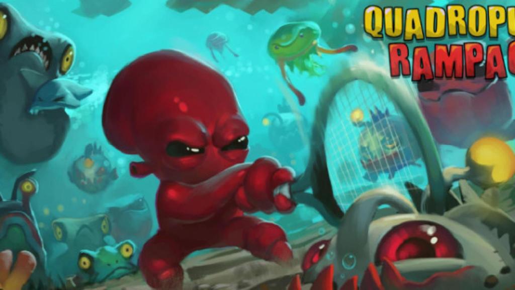 Las profundidades marinas están llenas de peligros y pulpos enfadados en Quadropus Rampage