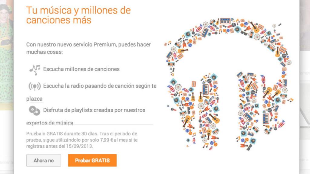 Google se empeña en que no almacenes tu música en la SD con Play Music