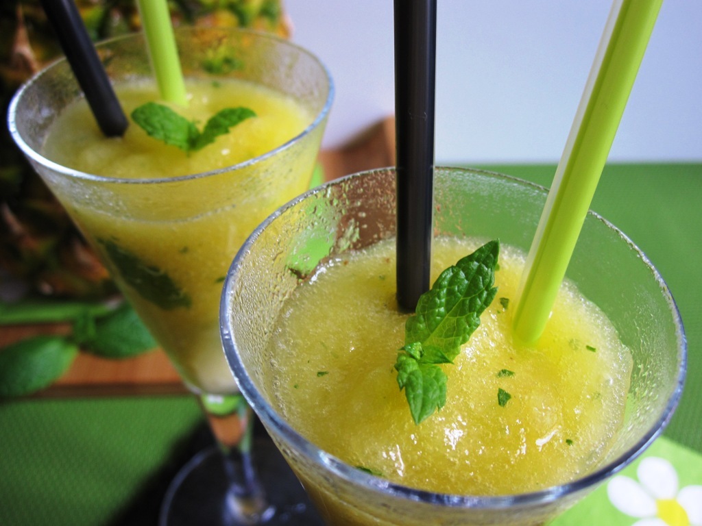 Sorbete de mojito de piña 0