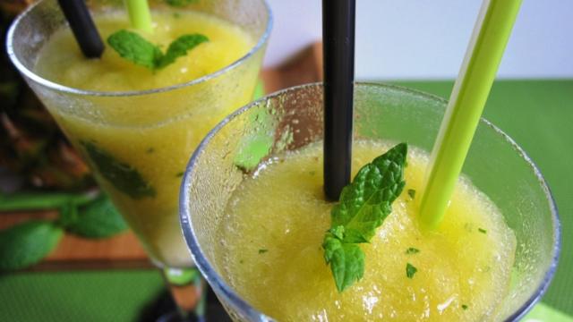 Sorbete de mojito de piña 0