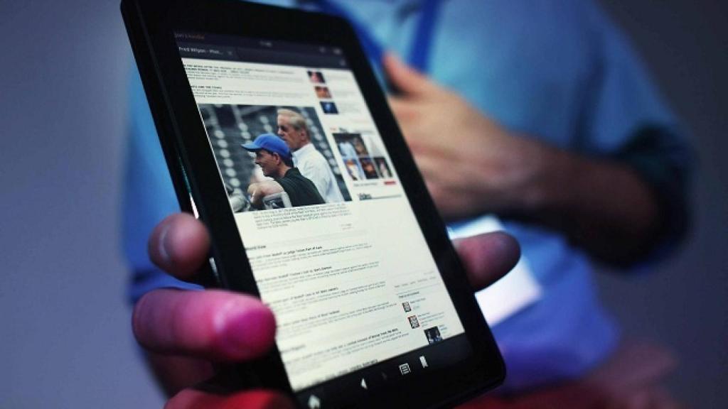 Amazon Introduces New Tablet At News Conference In New York