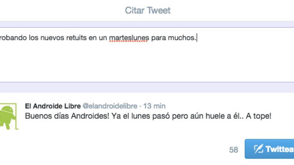 Twitter añade comentarios más largos en los retuits