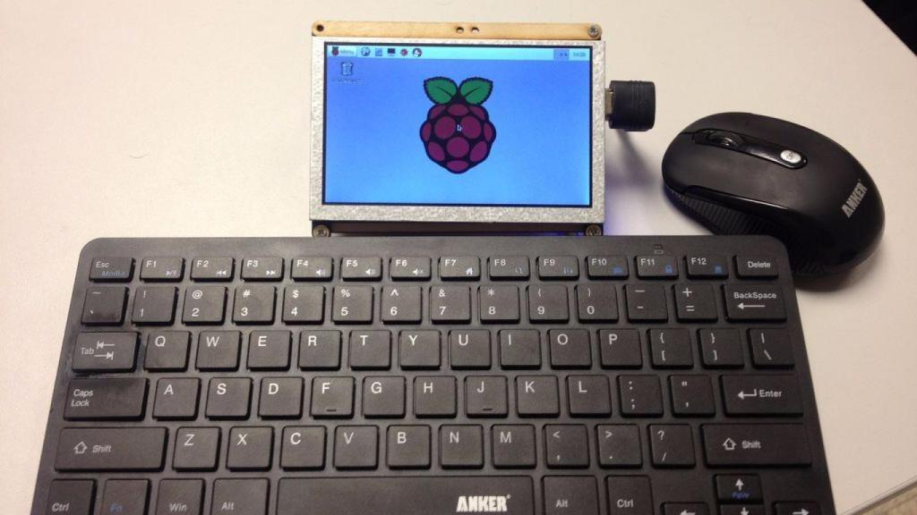 portátil con una Raspberry pi