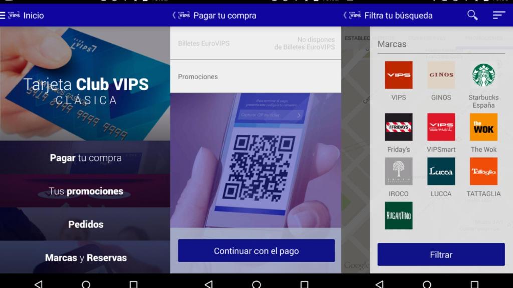 Nueva aplicación VIPS y Starbucks para reservar y pagar con tu móvil