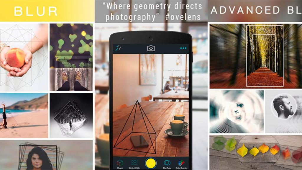 Overam, aplica efectos geométricos a tus fotos y hazlas únicas
