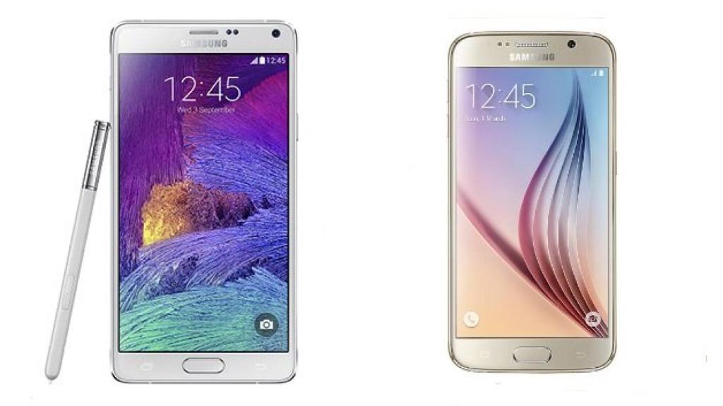¿Samsung Galaxy S6 por 594€ o Galaxy Note 4 por 509€?