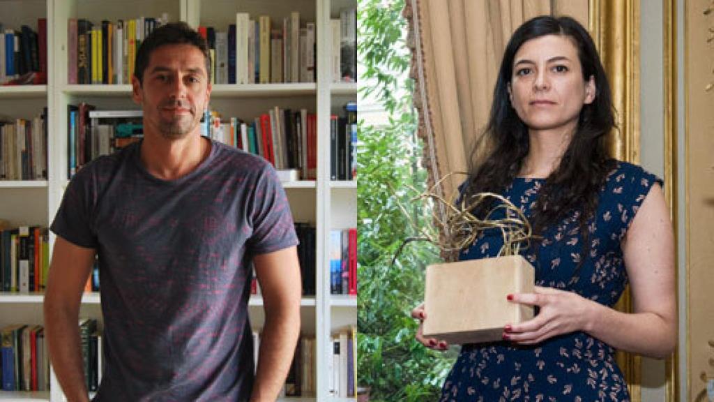 Image: Pablo Gutiérrez y Samanta Schweblin. Cara a cara en torno a la literatura actual