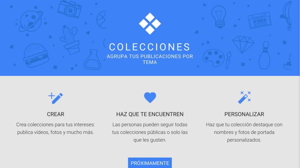 Las Colecciones de Google+ llegan de forma oficial