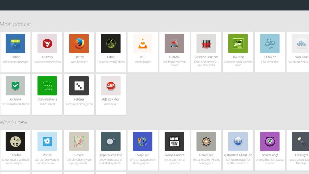 FossDroid, la web del market de aplicaciones libres F-Droid