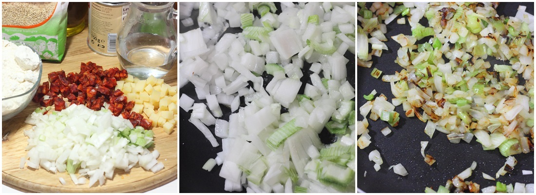 Palitos de chorizo y queso