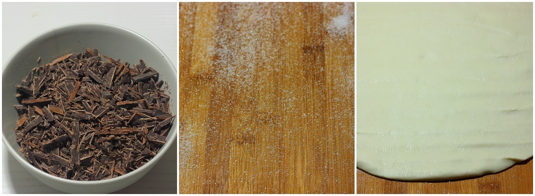 Napolitanas de chocolate rápidas