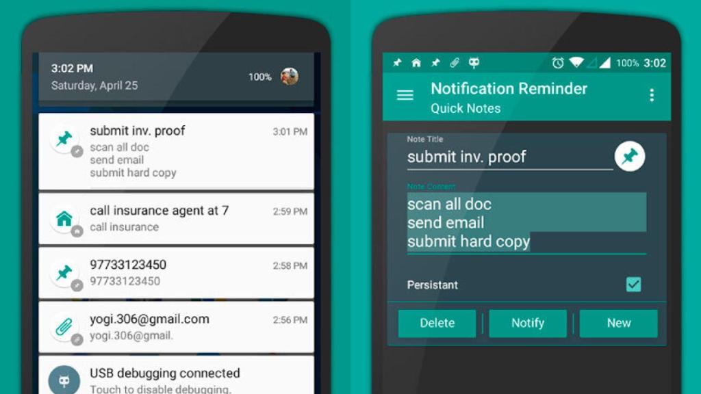 Cómo añadir notas a tu barra de notificaciones
