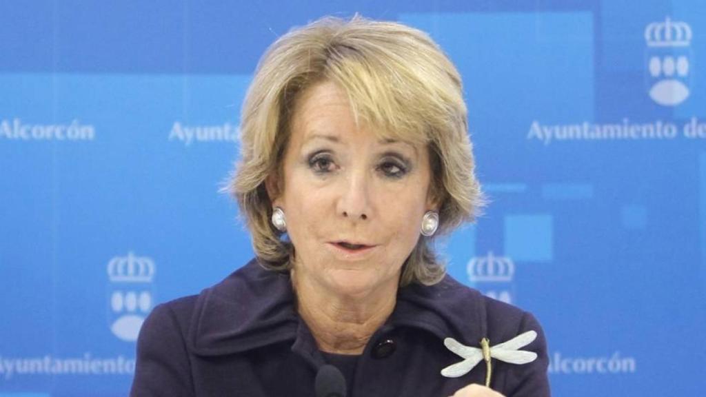 Esperanza Aguirre en Alcorcón