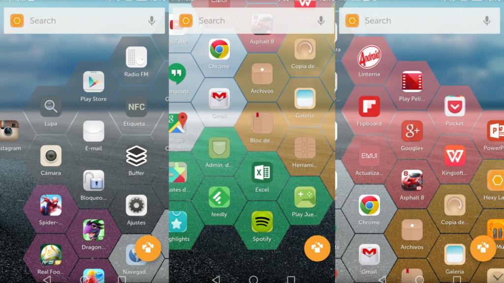 Swiftkey Hexy, un launcher muy original basado en hexágonos
