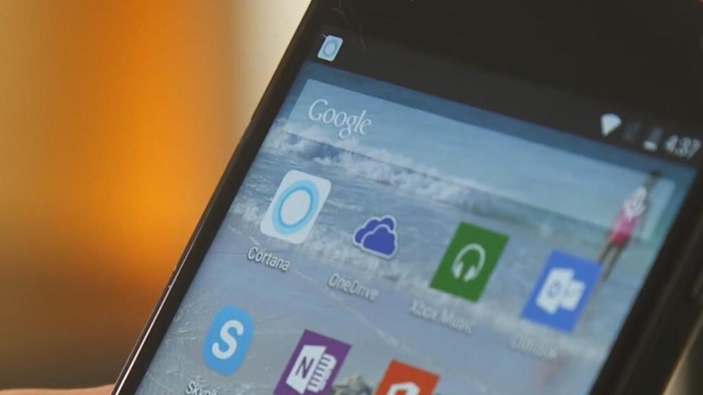 Cortana en un móvil