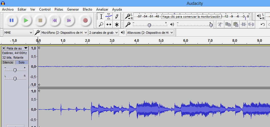 Audacity-grabar 1