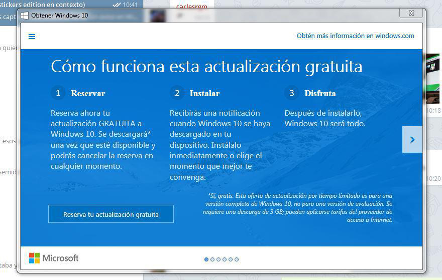 windows 10 actualizacion