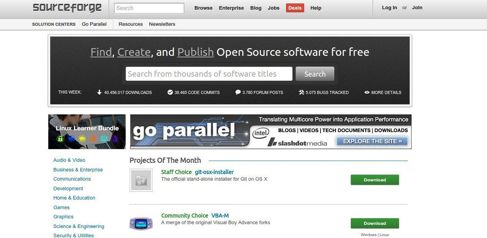 sourceforge bloqueo 3