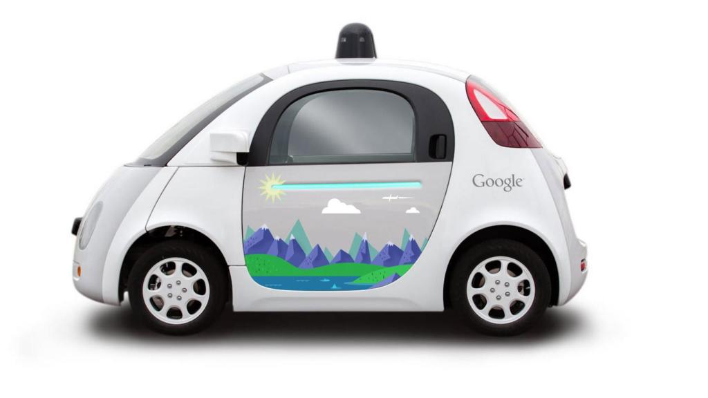 Paint the Town: el experimento de Google para decorar su coche autónomo