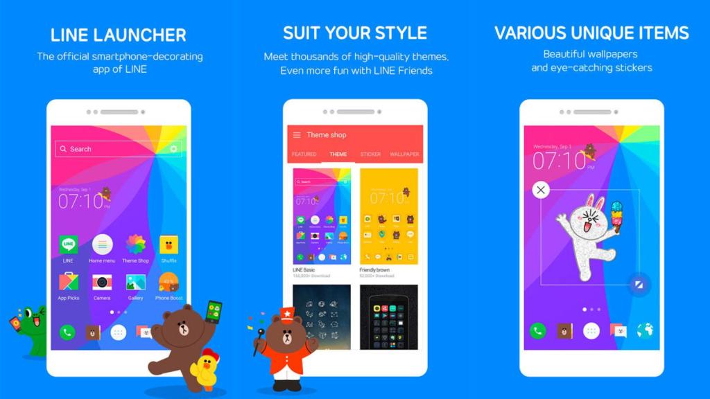 Line Launcher, que los stickers invadan tu escritorio