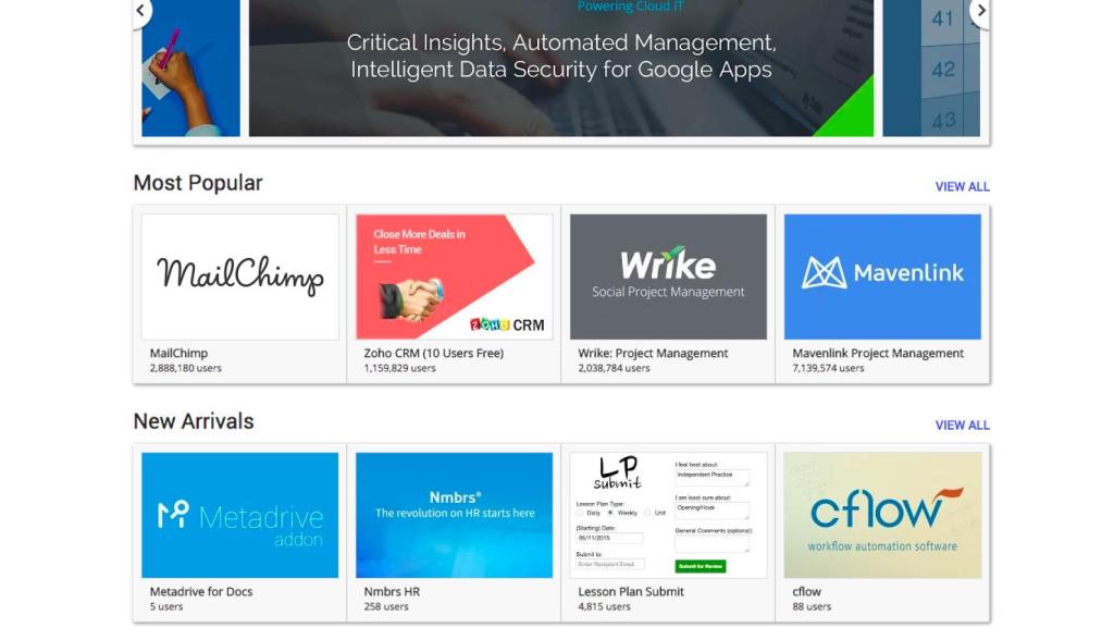Google Apps Marketplace, la tienda de aplicaciones para profesionales