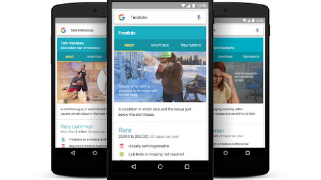 Google mejora su información médica y añade hasta 900 enfermedades nuevas