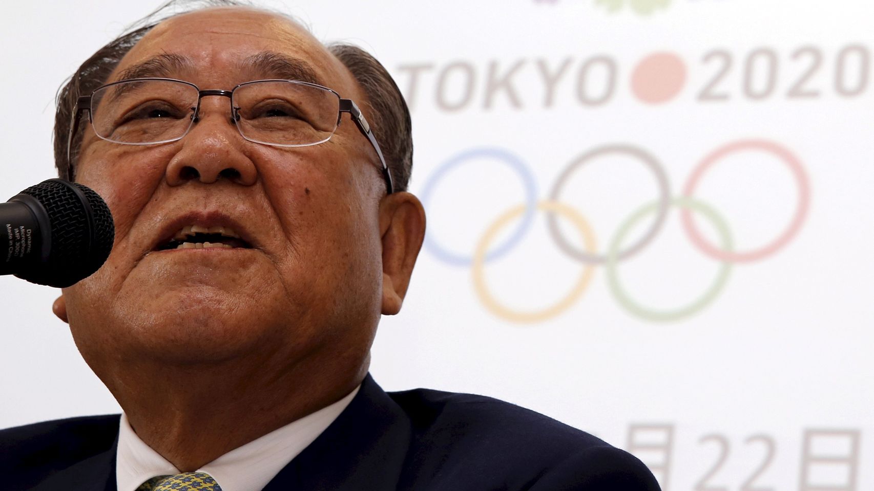 Fujio Miratai, Presidente de Tokyo 2020, durante el anuncio en rueda de prensa