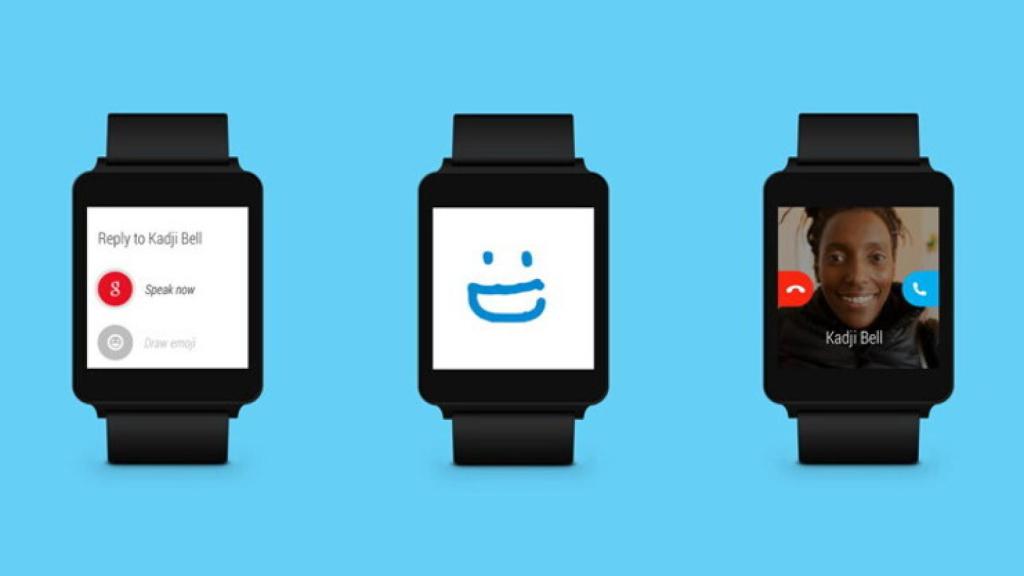 Skype se actualiza con llamadas y chat desde tu Android Wear