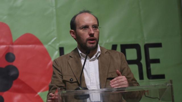 Rui Tavares, de la coalición Livre/Tempo de Avançar.