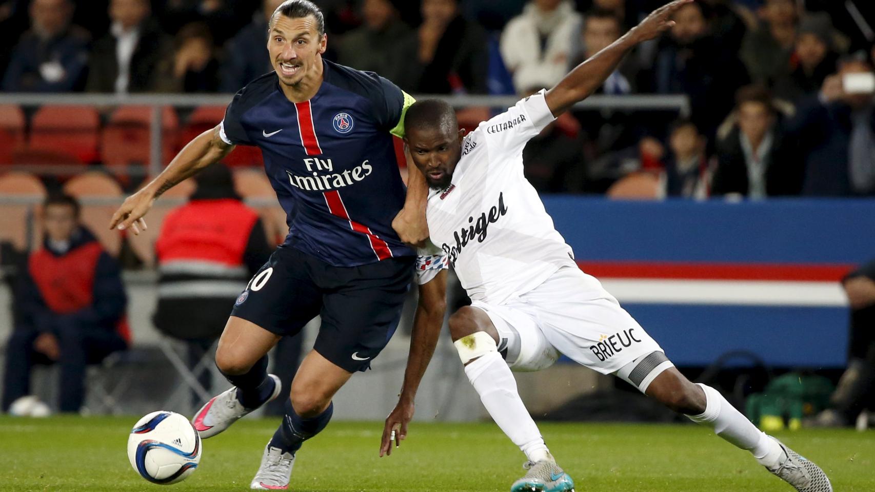 Ibrahimovic con el PSG
