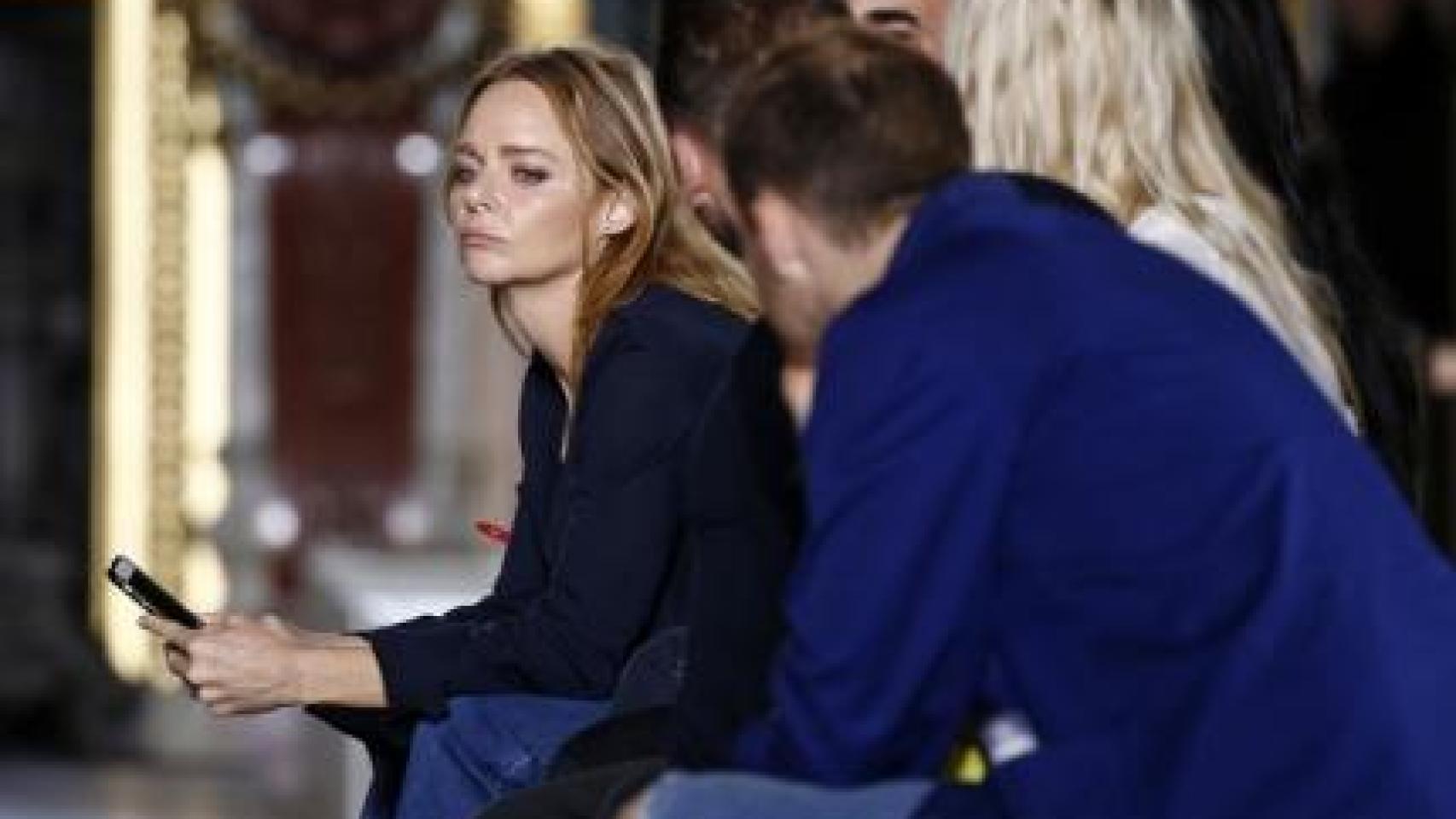 Stella McCartney, diseñadora de moda británica, en el ensayo de su desfile