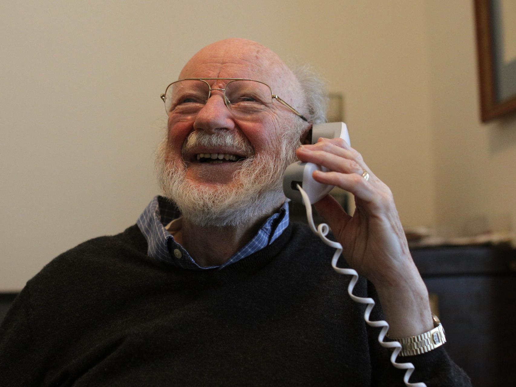 William C. Campbell tras enterarse de su premio.