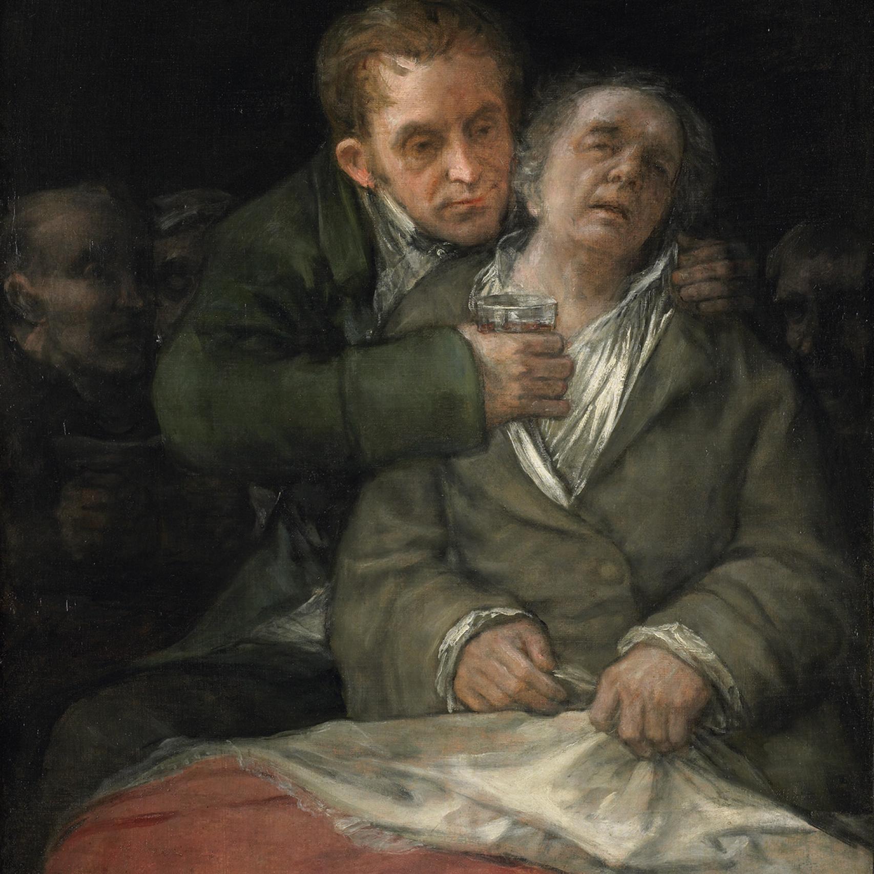 'Autorretrato con el doctor Arrieta' (1920)