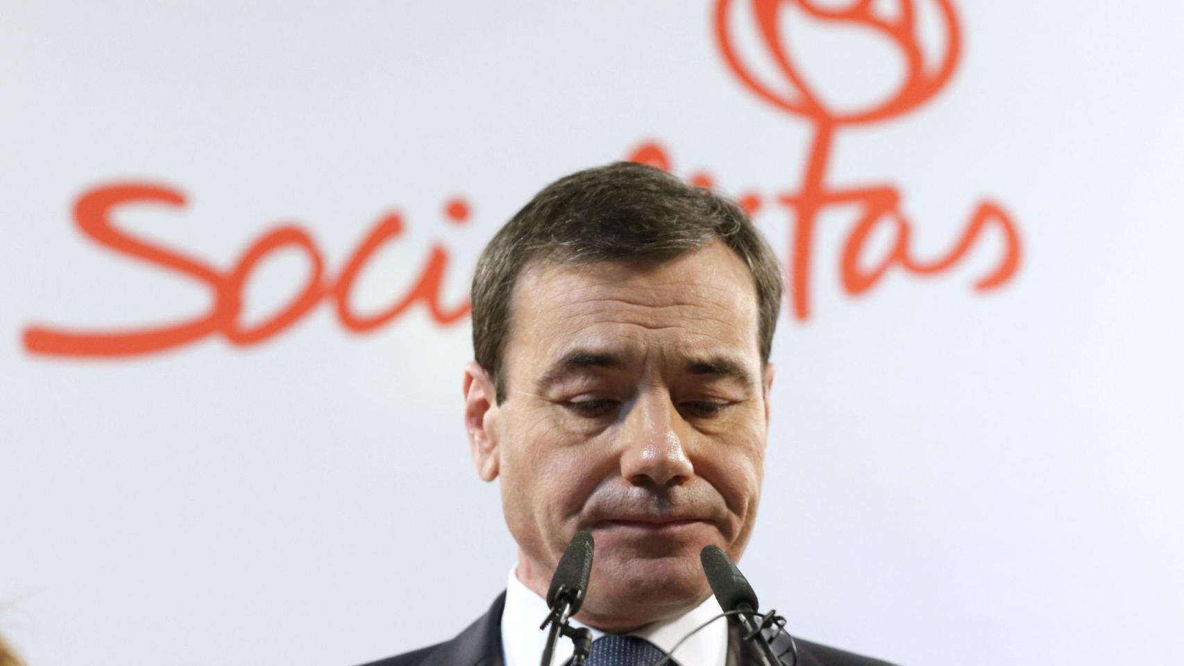 Tomás Gómez, el día de su destitución como candidato del PSM.