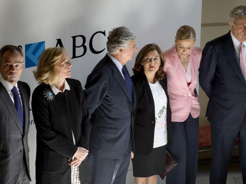 Esperando al presidente.