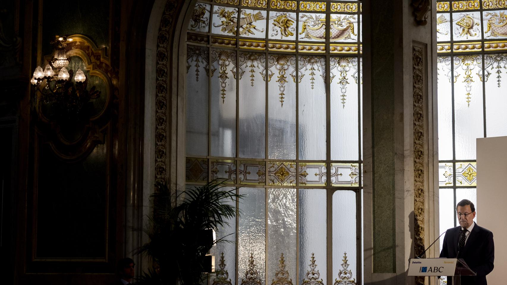 Rajoy, durante su intervención en el Foro ABC