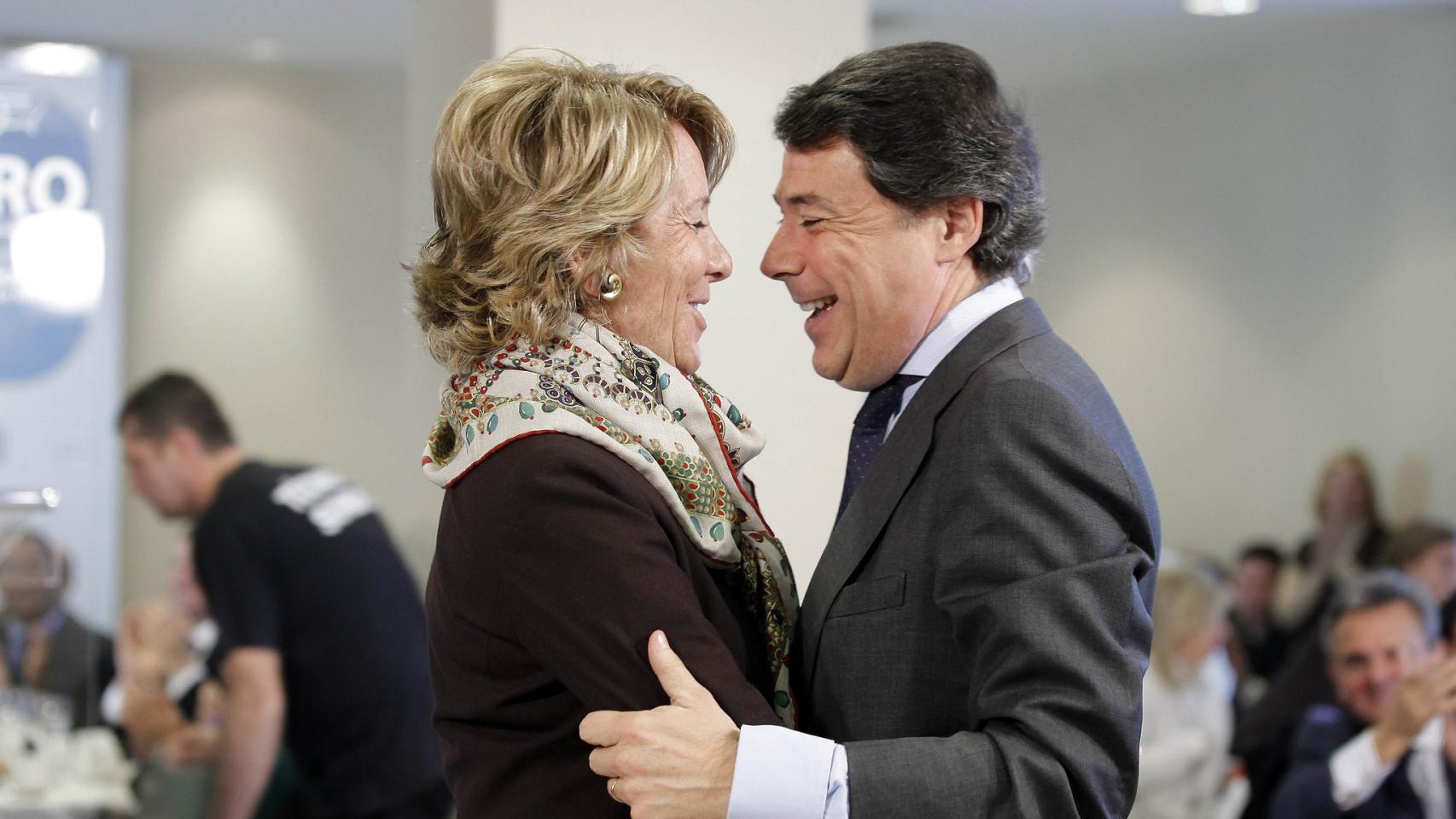 Esperanza Aguirre e Ignacio González, ex presidentes de la Comunidad de Madrid.