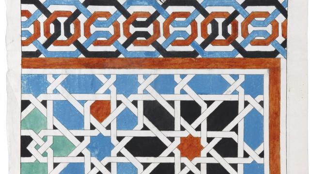 Zócalo dibujado por Sánchez Sarabia