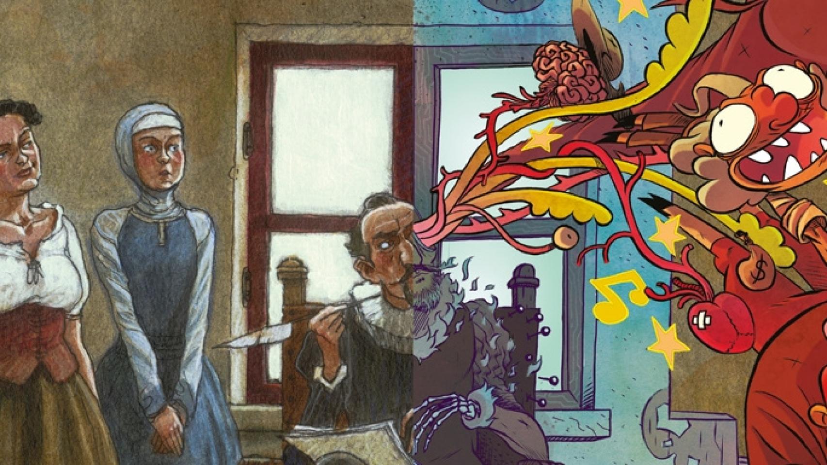 El escritor español en versión cómic.