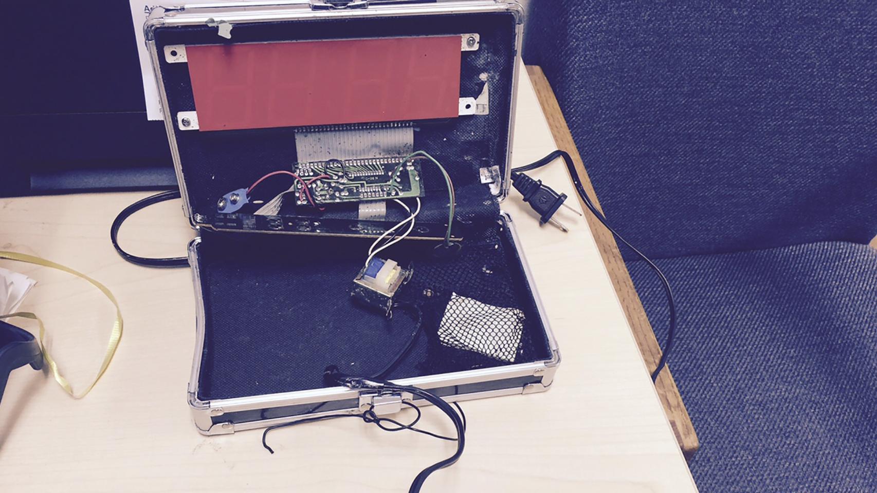 El sospechoso reloj de Ahmed Mohamed.