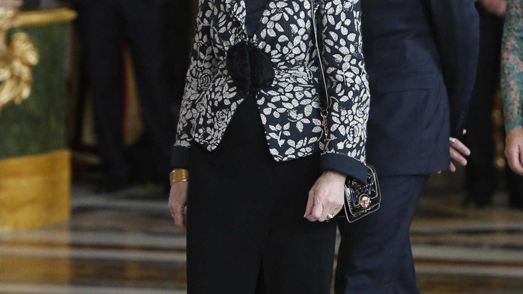 Paloma Arenaza antes de dirigirse a los Reyes