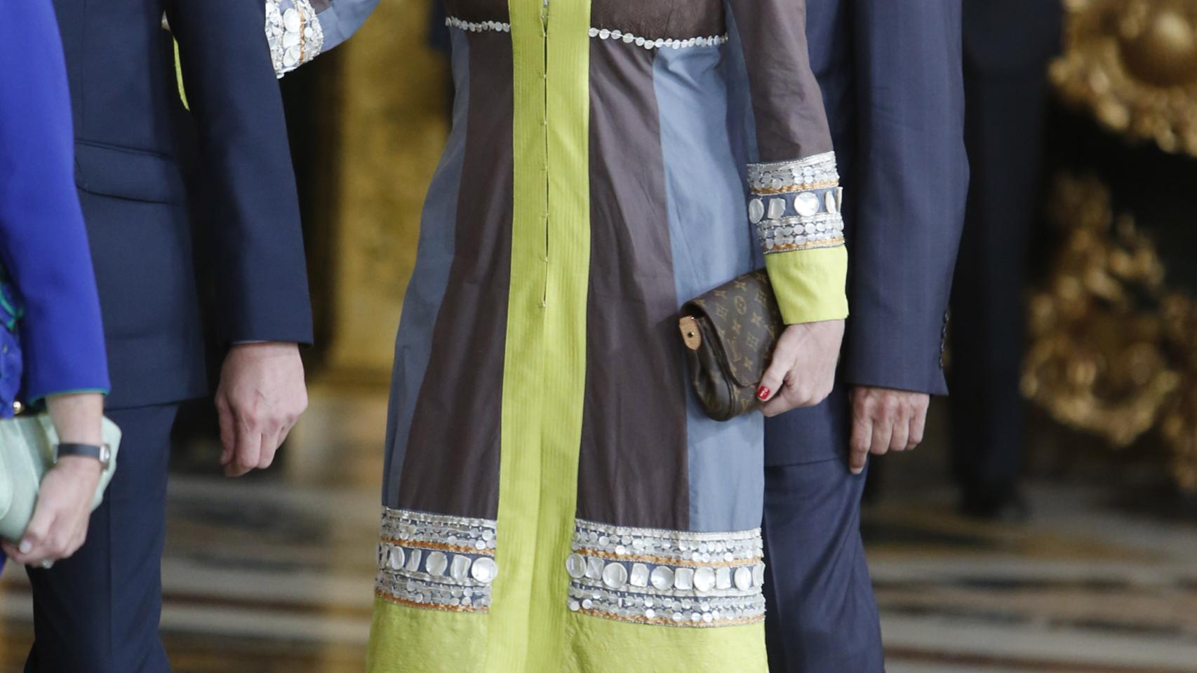 Cristina Cifuentes en la recepción real en el Palacio de Oriente