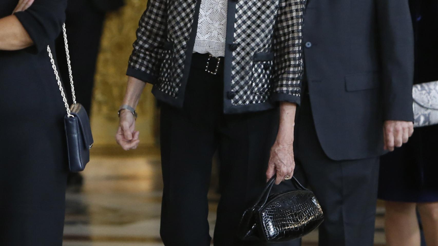 María Teresa Fernández de la Vega en el Salón del Trono el Día de la Hispanidad