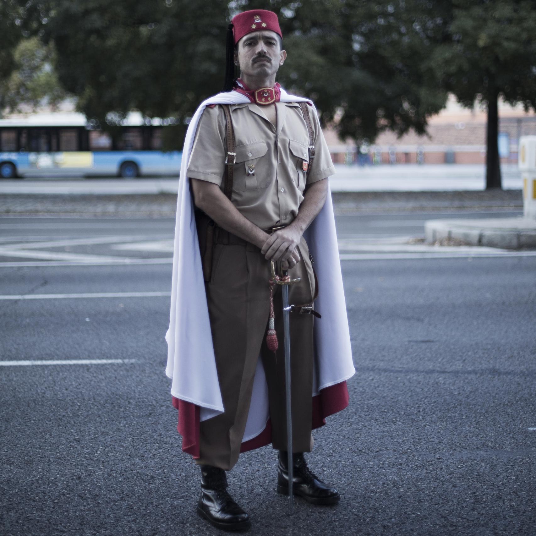 Daniel Andrades, teniente de los Regulares.