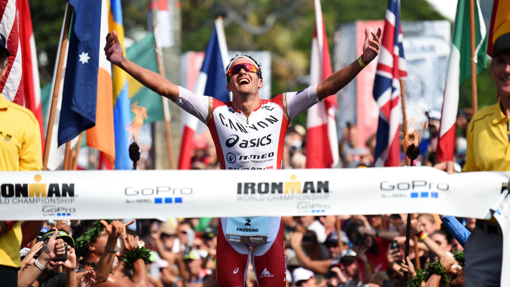 Jan Frodeno, en la meta