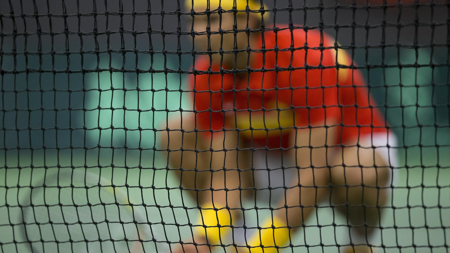 Rafa Nadal, con la selección.