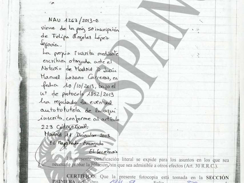 Documento de autotutela